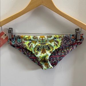 Maaji multicolored bikini bottom. Pineapples!!
